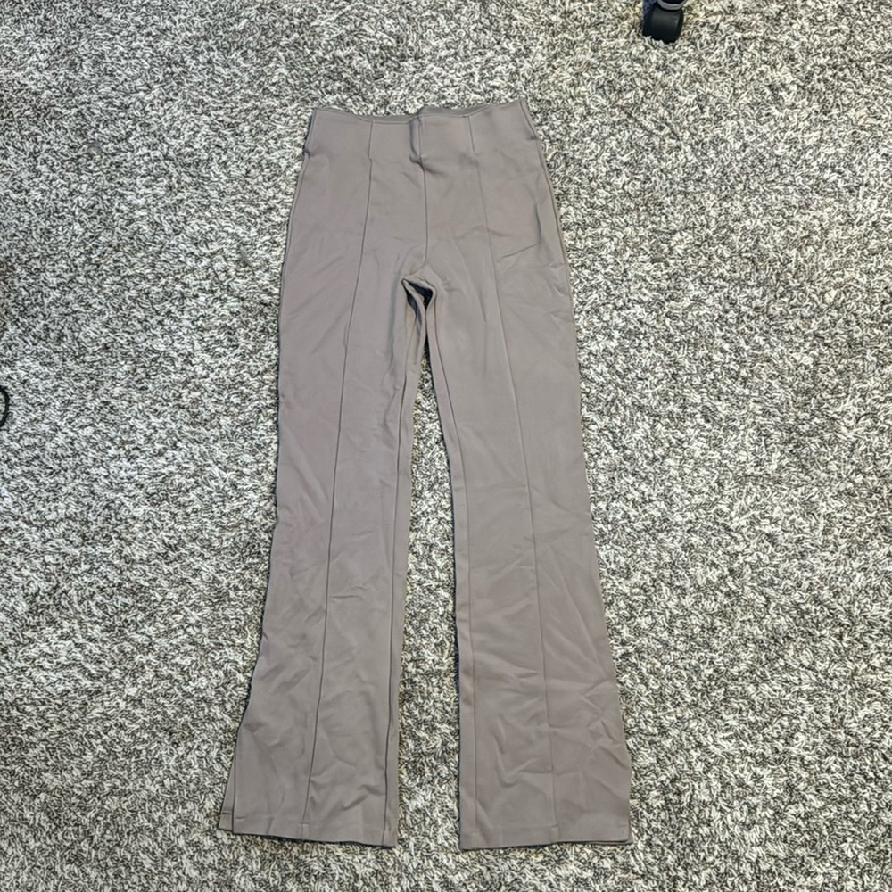 Abercrombie & fitch split-hem slim flare pant